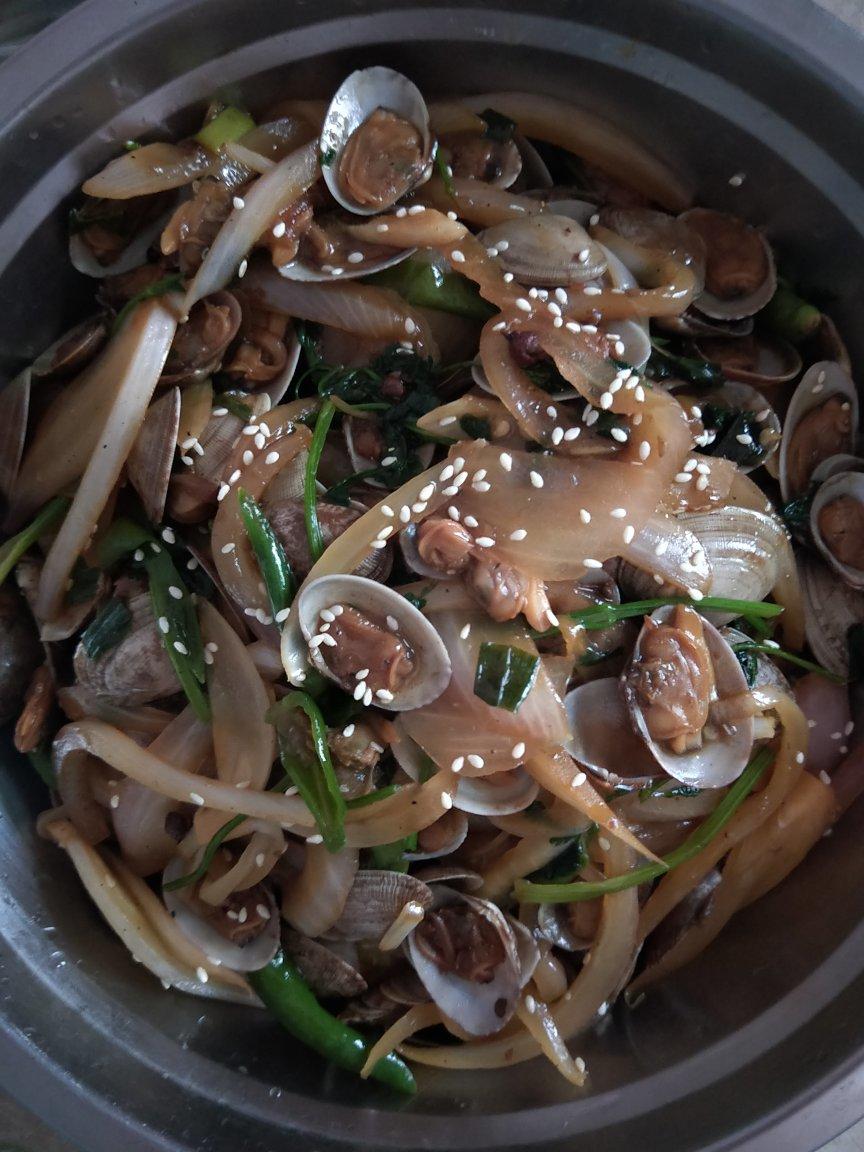 辣炒花甲