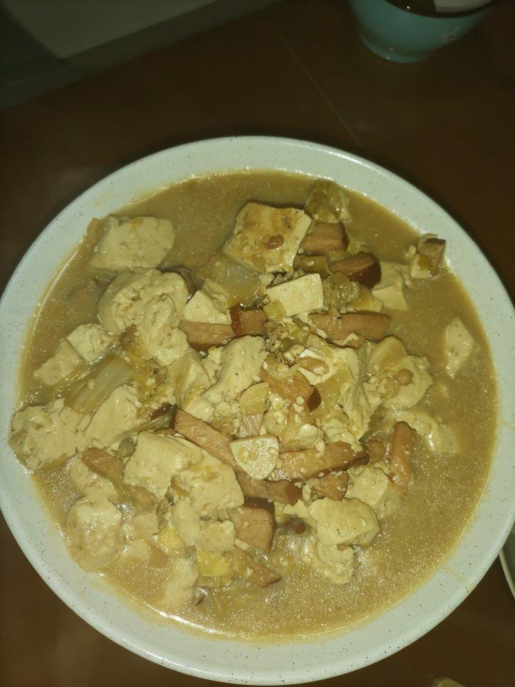 家常白菜炖豆腐（家人最爱这一口）