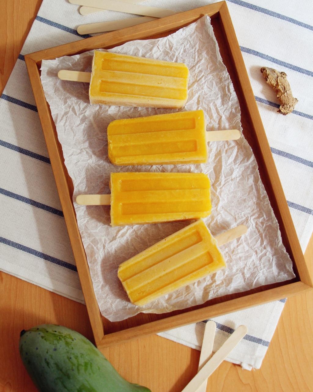 rabbitqueen0513做的芒果老姜冰棒姜还是老的辣