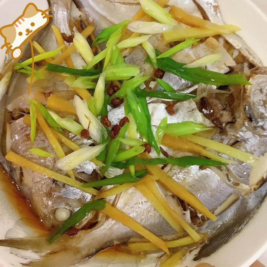 清蒸白鲳鱼