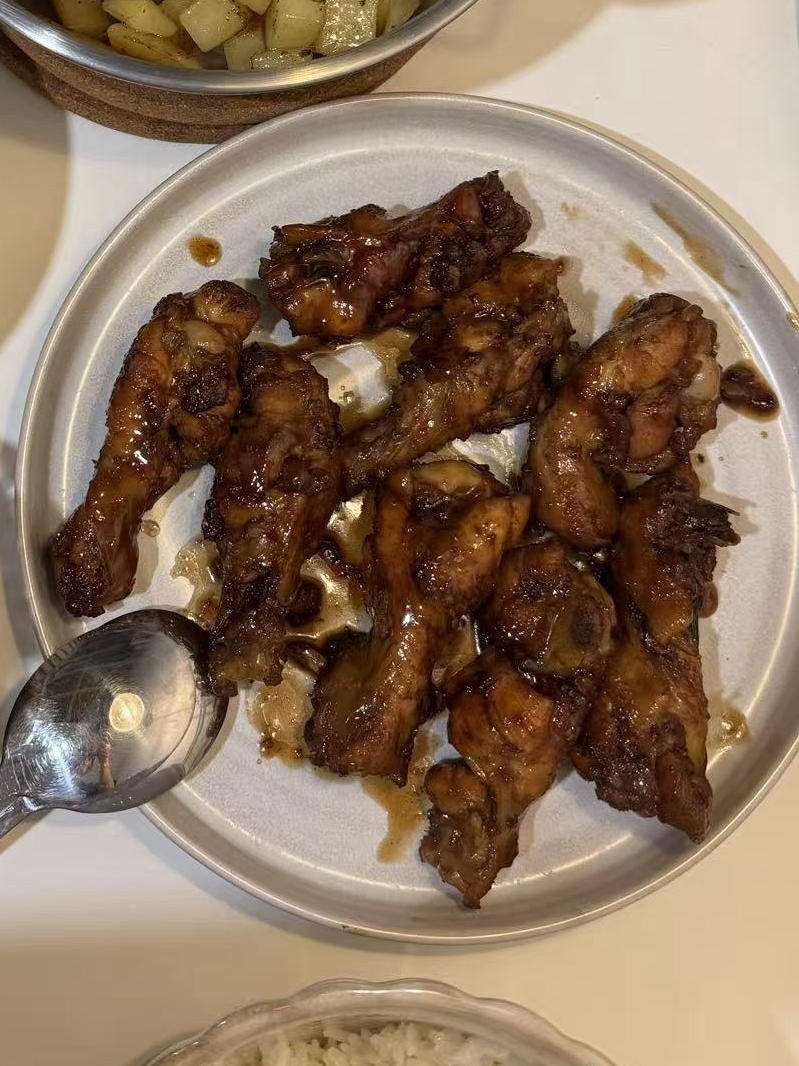 浓稠香甜的可乐鸡翅