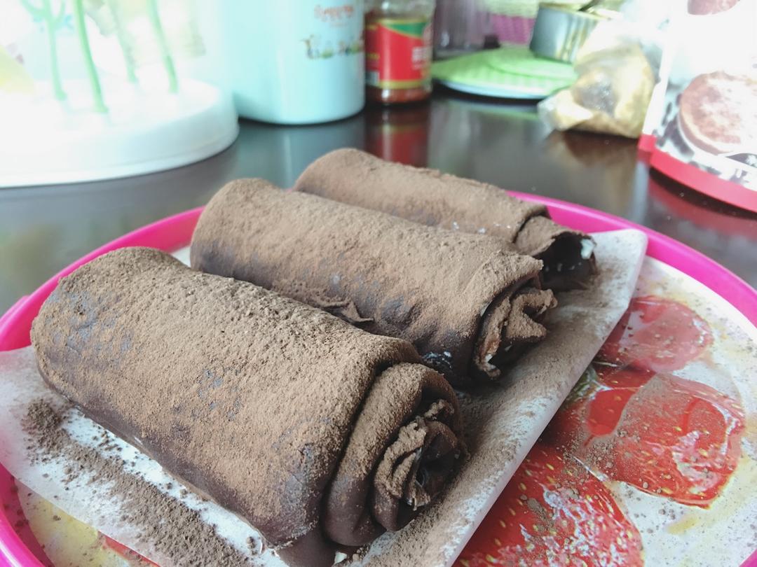 网红食谱│抹茶毛巾卷