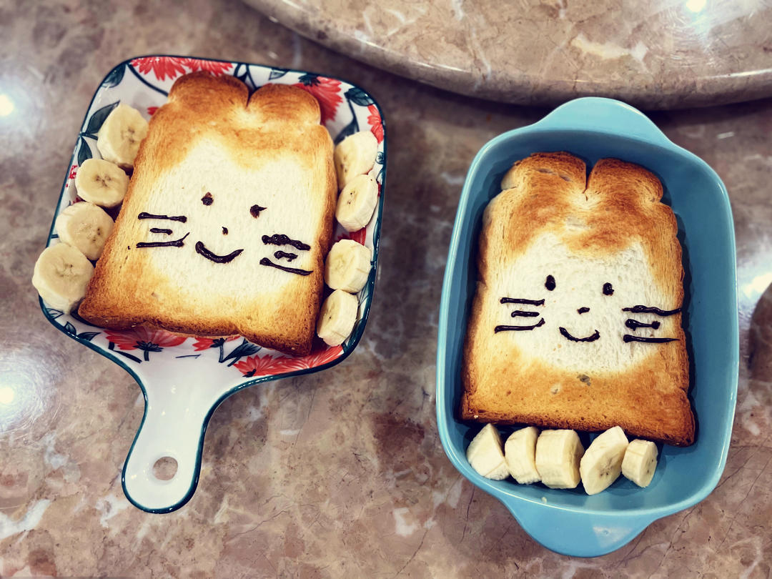 可爱到犯规的手绘烤吐司🍞巨简单❗️孩子最爱❗️