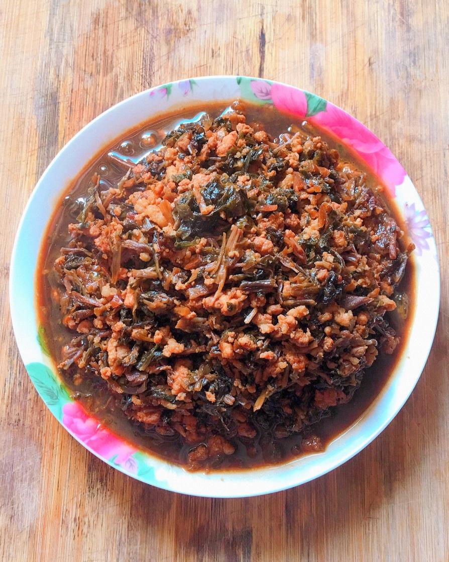 梅干菜肉末饭