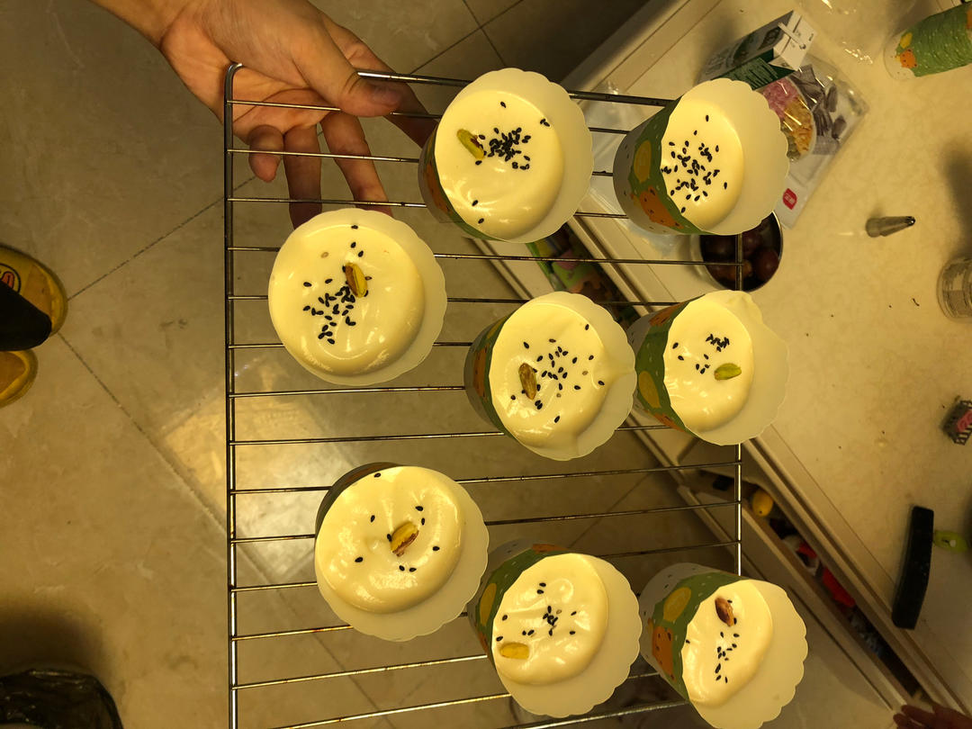 棉花纸杯蛋糕