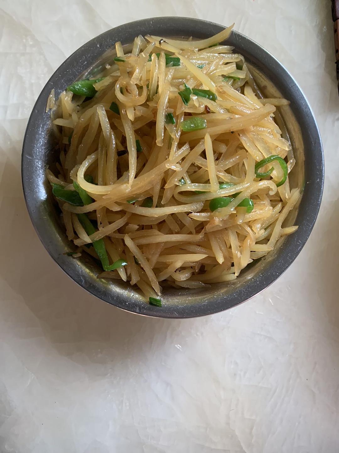青椒土豆丝