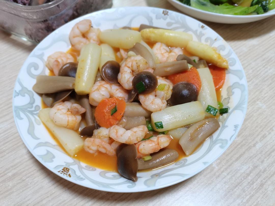 焖|家常豆腐（白芦笋版）