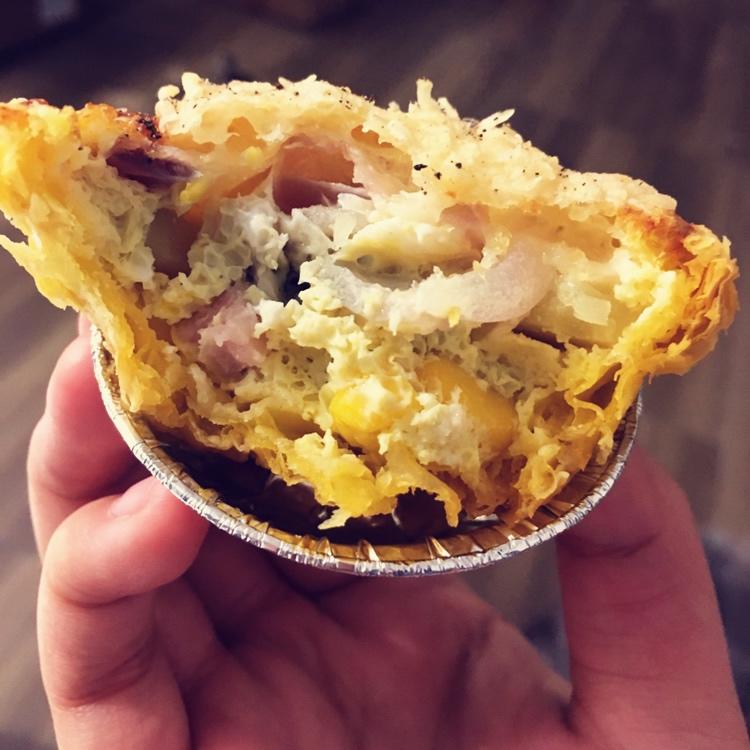 mcmuggg做的随心芝士咸蛋挞【放纵小食】