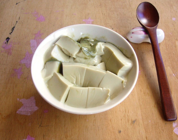 Q润香滑抹茶奶冻
