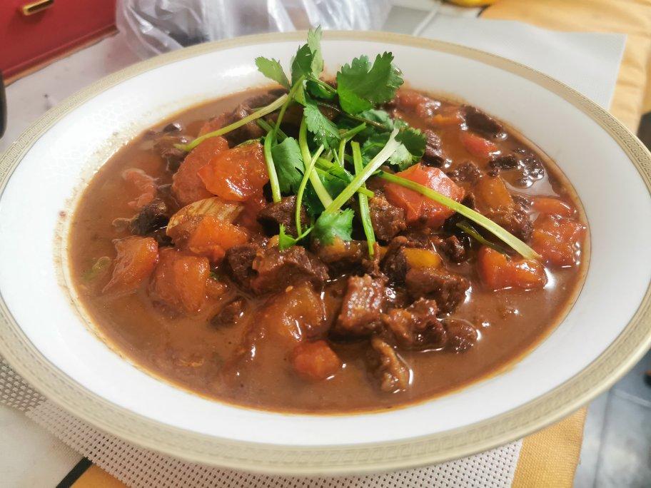 西红柿炖牛肉