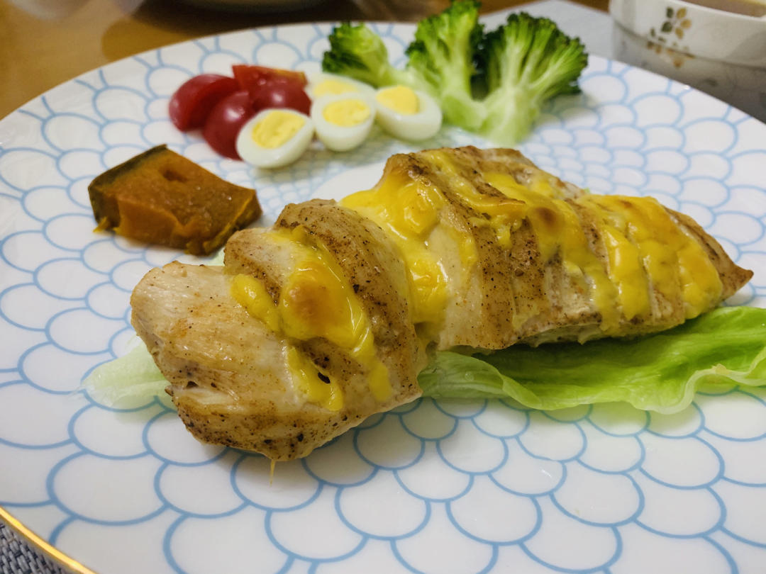 奶酪芝士奥尔良烤鸡胸肉#简单快手的鸡肉料理#