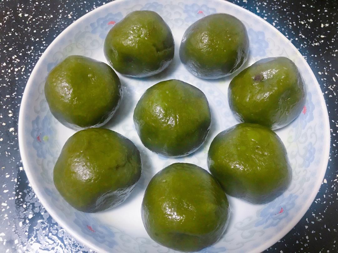 《Tinrry+》咸蛋黄肉松青团+红豆沙青团