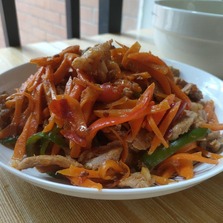鱼香肉丝/鱼香鸡丝（家常无木耳版）
