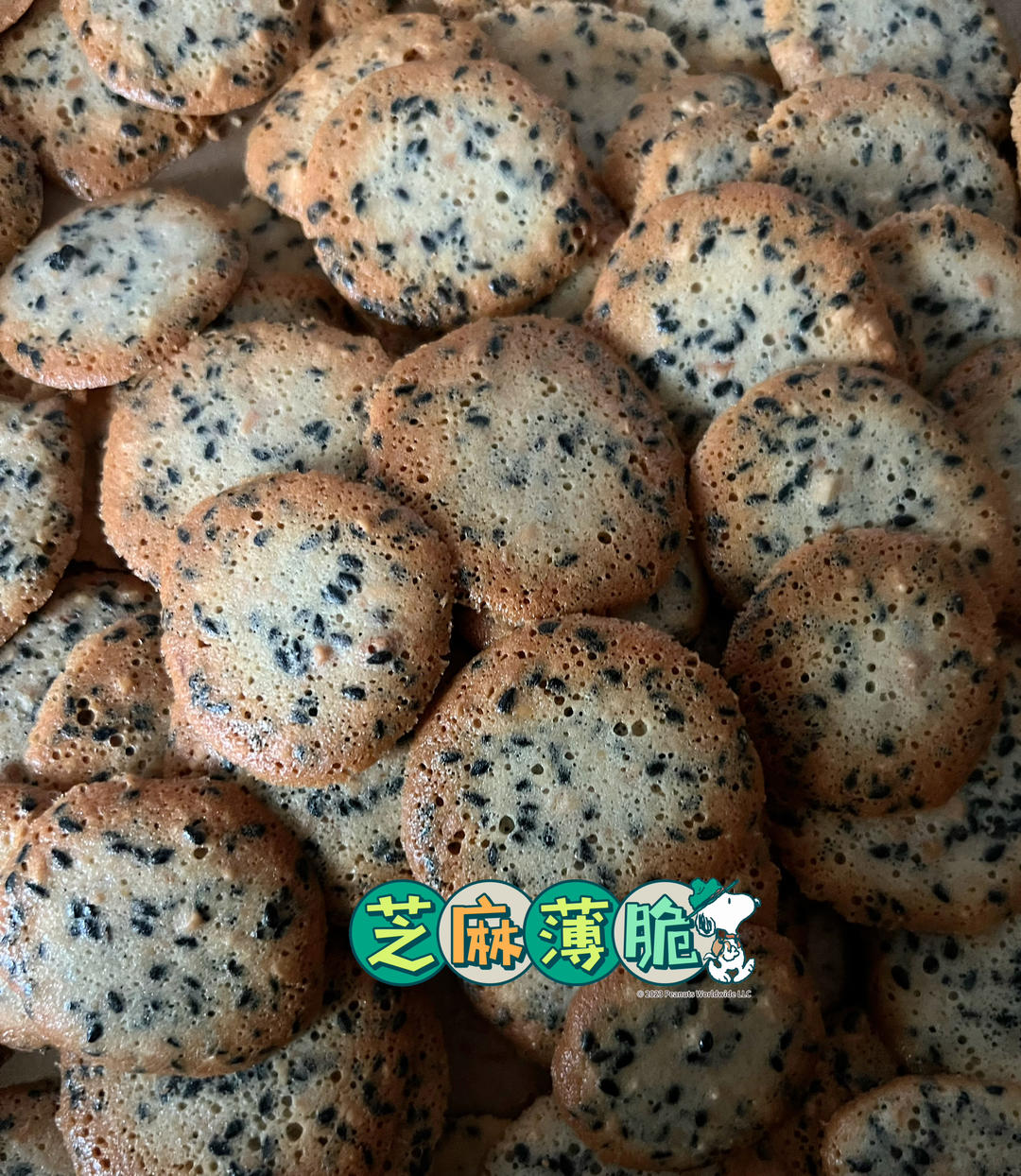芝麻薄脆饼干