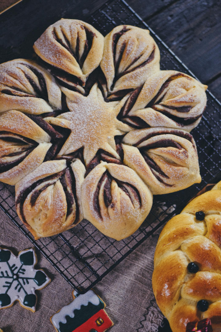 圣诞🎄雪花❄️面包