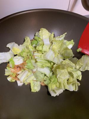 虾米白菜的做法 步骤2