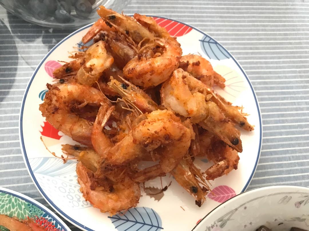 蒜蓉椒盐虾