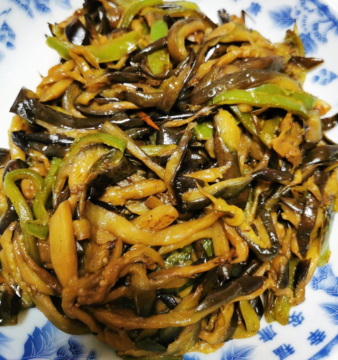 好好1234做的青椒炒茄丝