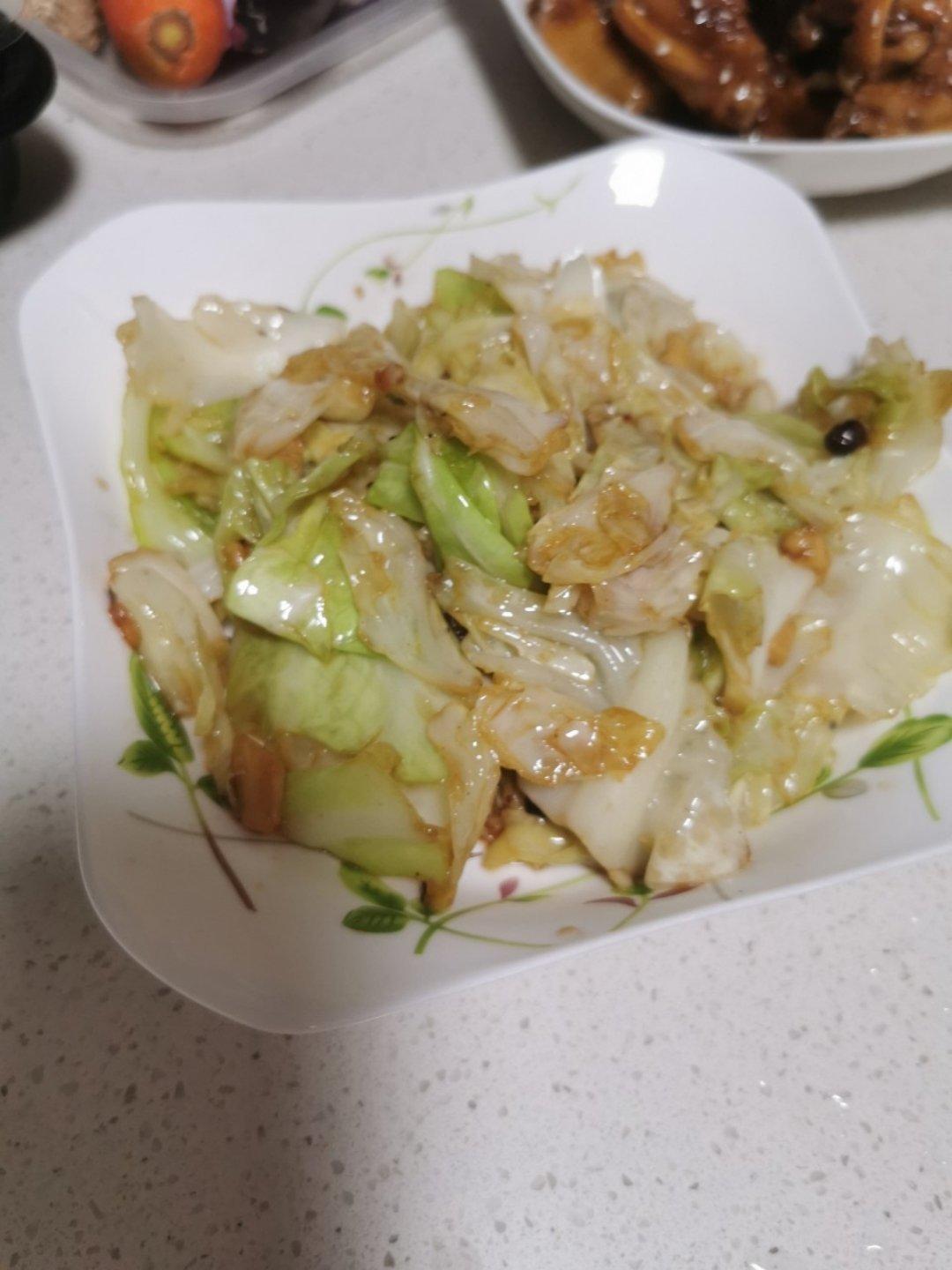 炝炒包心菜