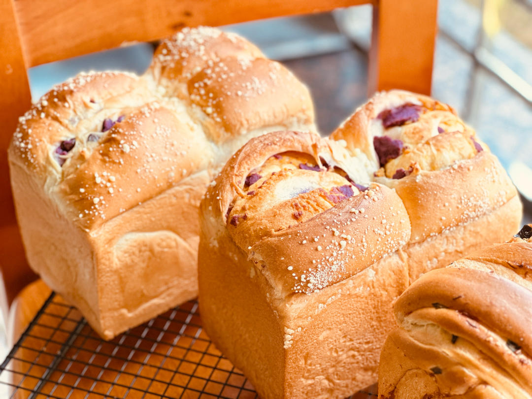 面包店爆款🔥咸蛋芋泥吐司