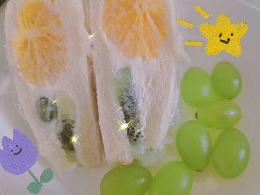 🌸日式花朵水果三明治（花开富贵！留住春天）🌸