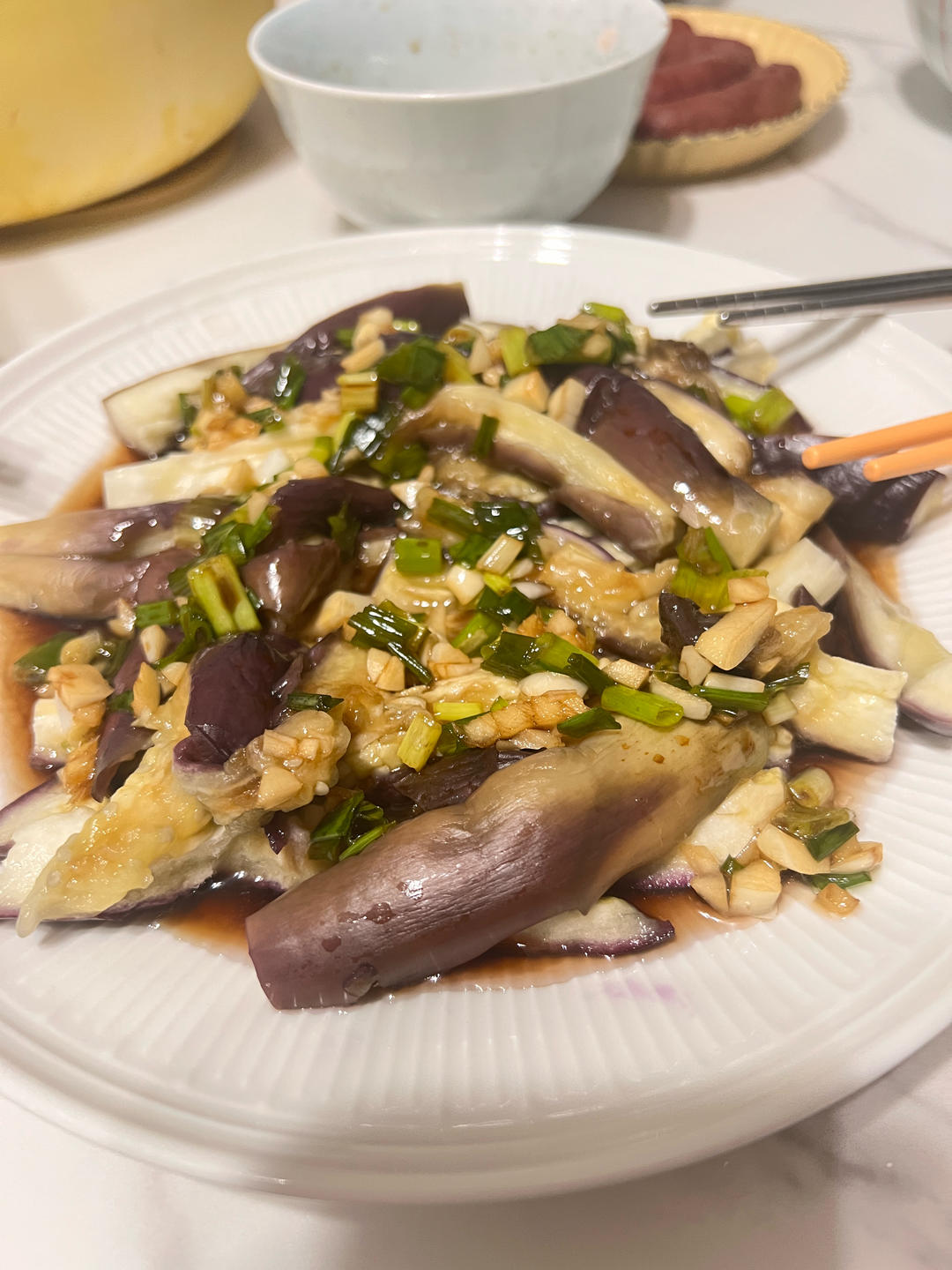 夏天必备可口菜-凉拌茄子🍆