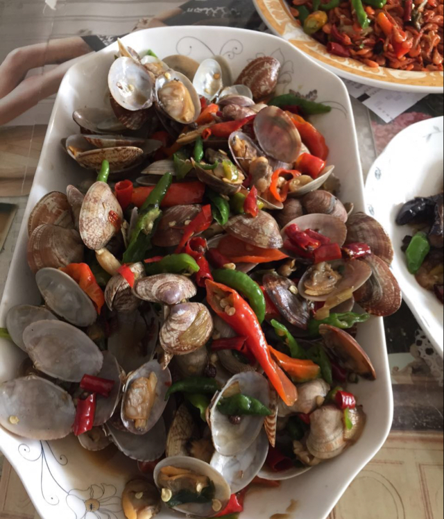 辣炒花蛤