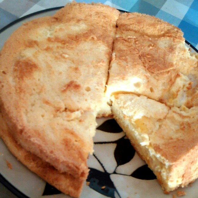 青井老师的焦糖戚风蛋糕