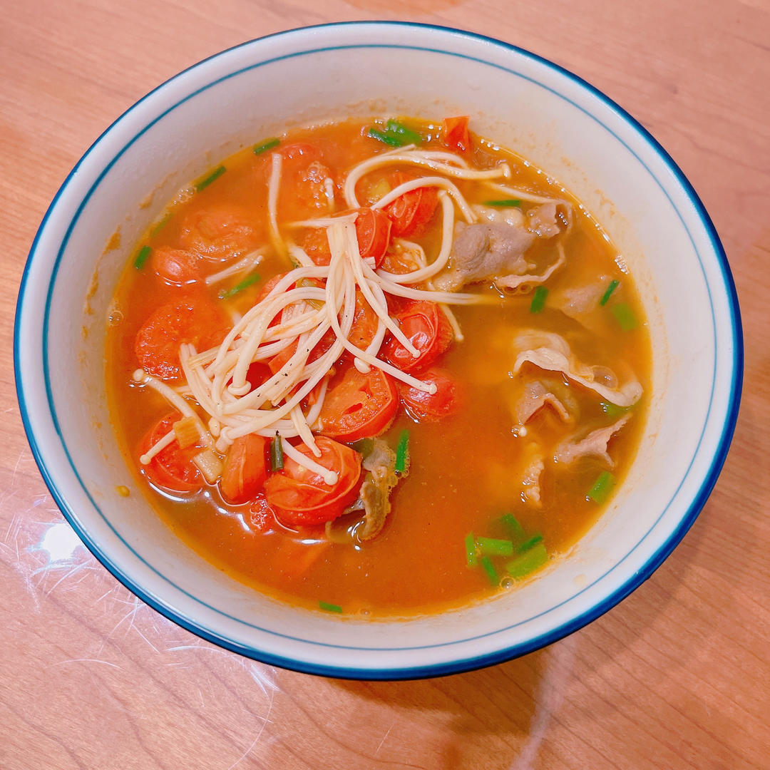 无敌下饭的番茄金针菇肥牛‼️做法简单0失败