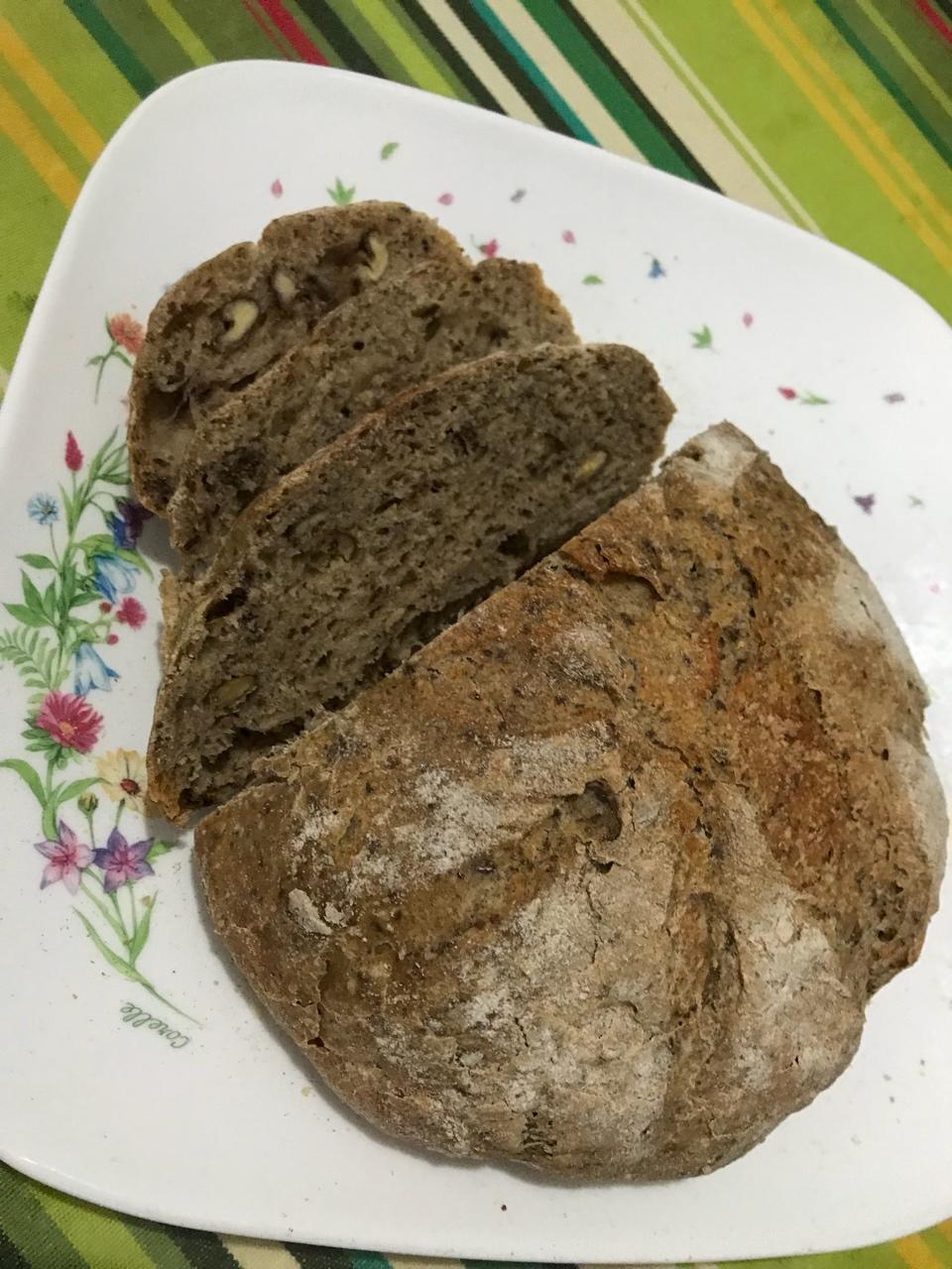 亚麻籽面包（免揉欧式面包）