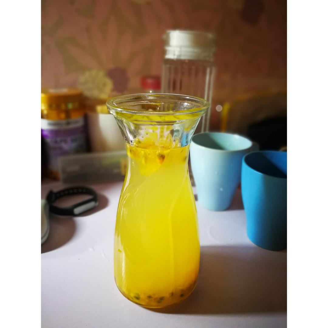 青柠/青桔百香果气泡水/夏日必备