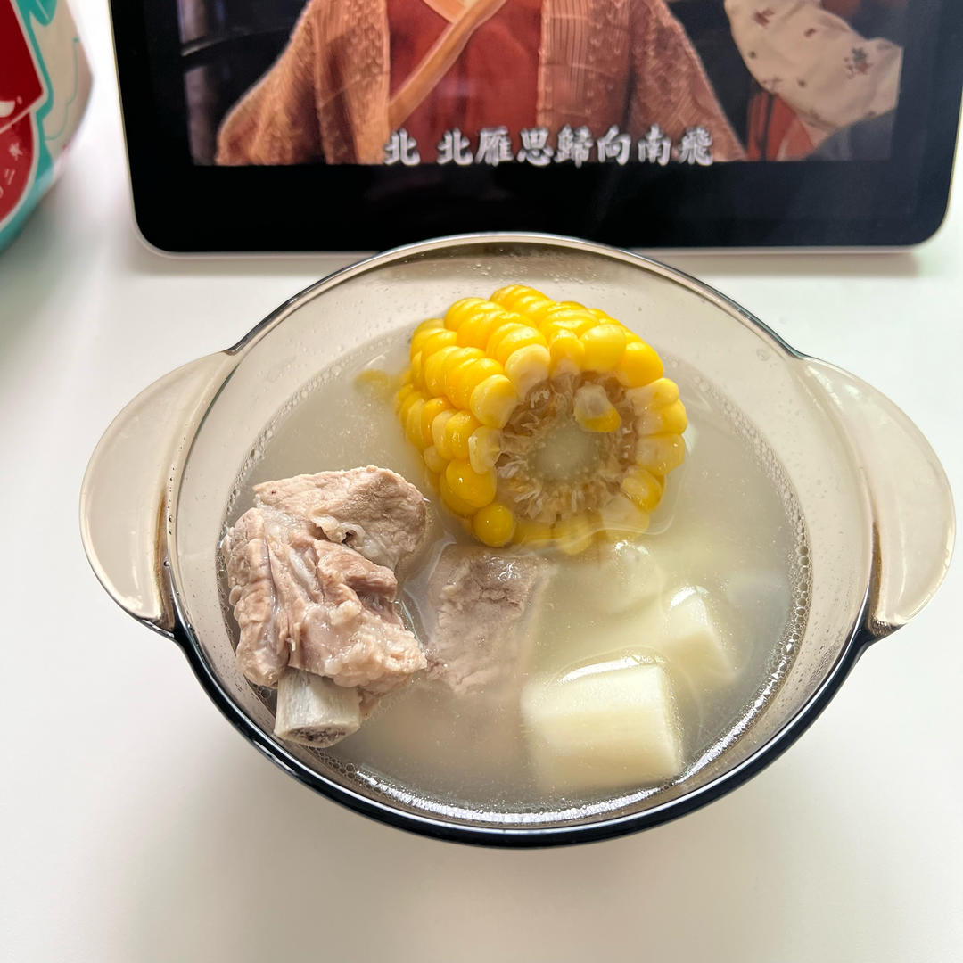 玉米排骨汤（简易电饭煲版）