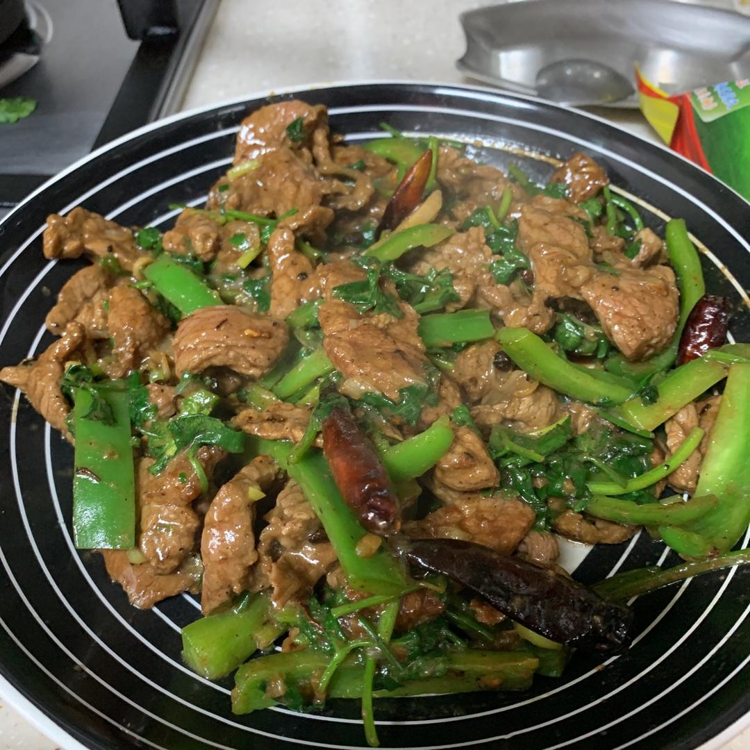 香菜牛肉