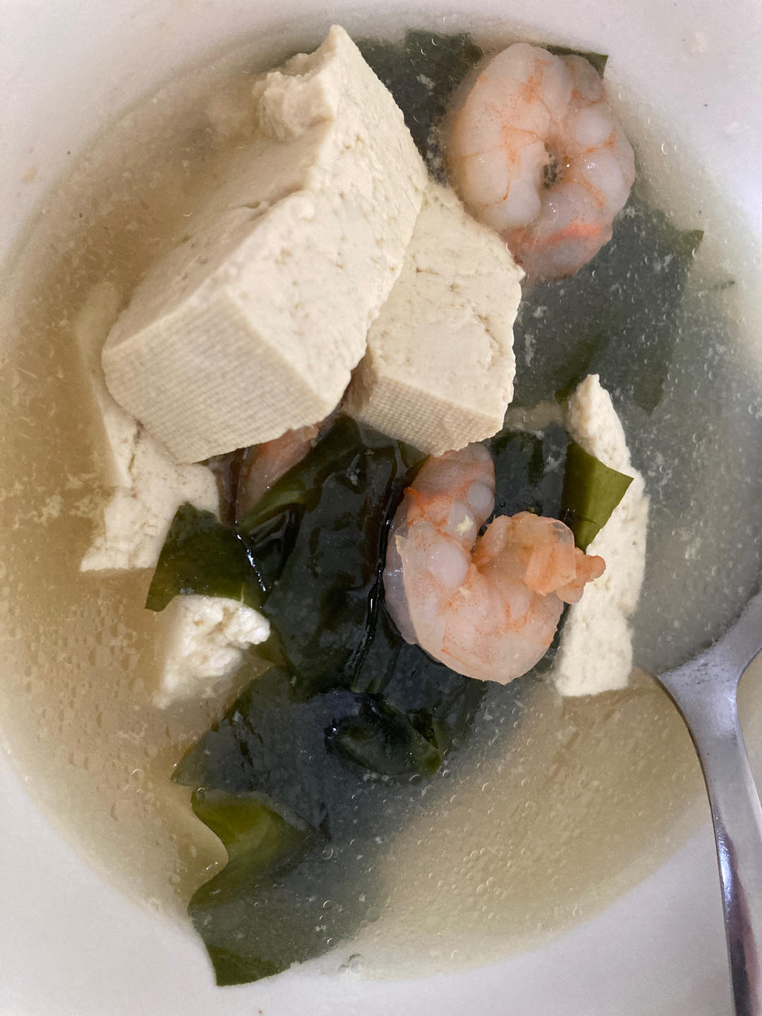 🔥超级好喝的虾仁海带豆腐汤～低脂美味还营养