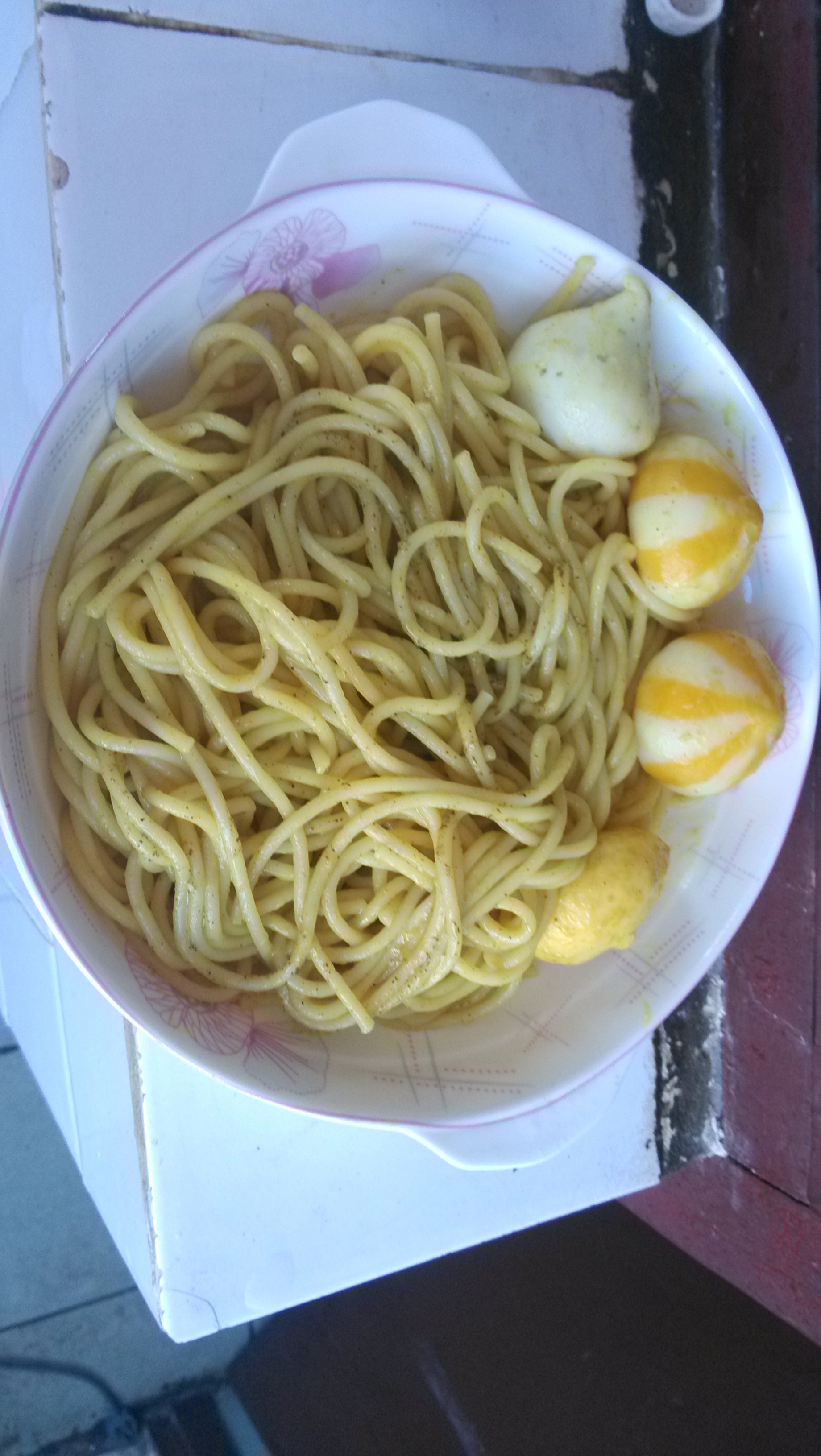 椰奶咖喱意面