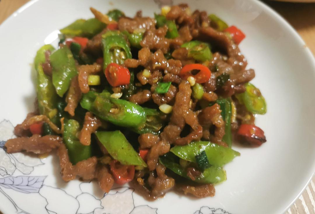 青椒炒牛肉