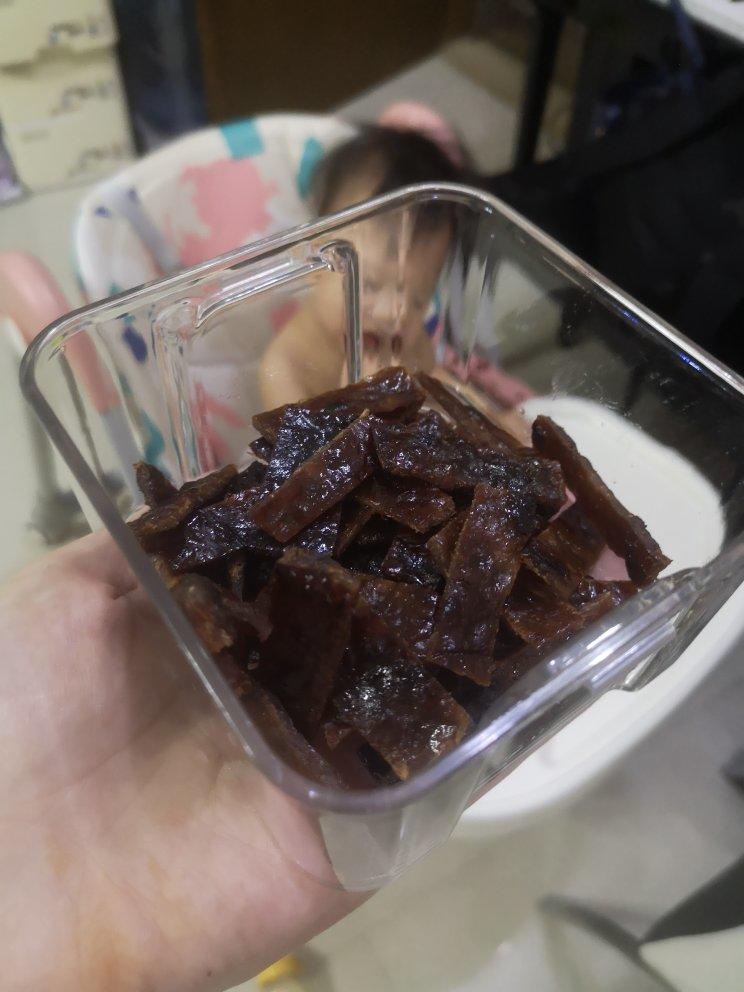 自制猪肉脯。烤箱与平底锅两种做法