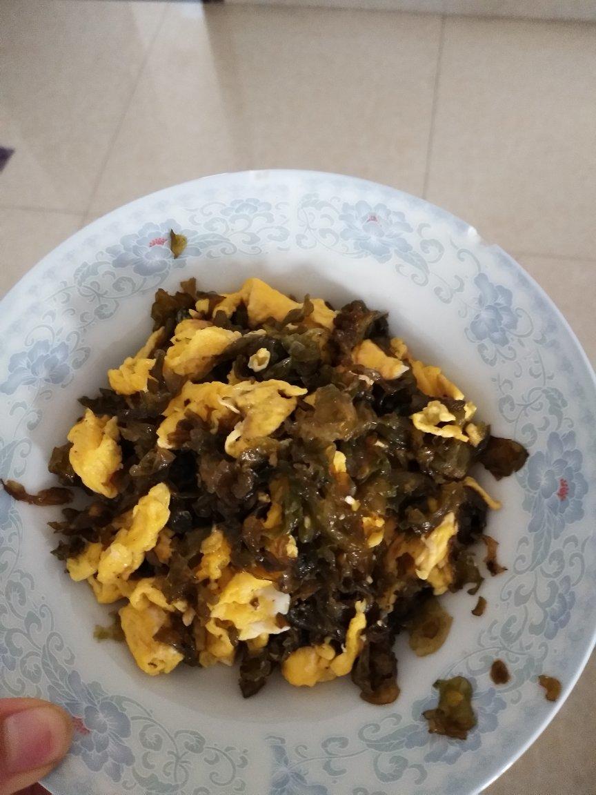 地皮菜炒鸡蛋