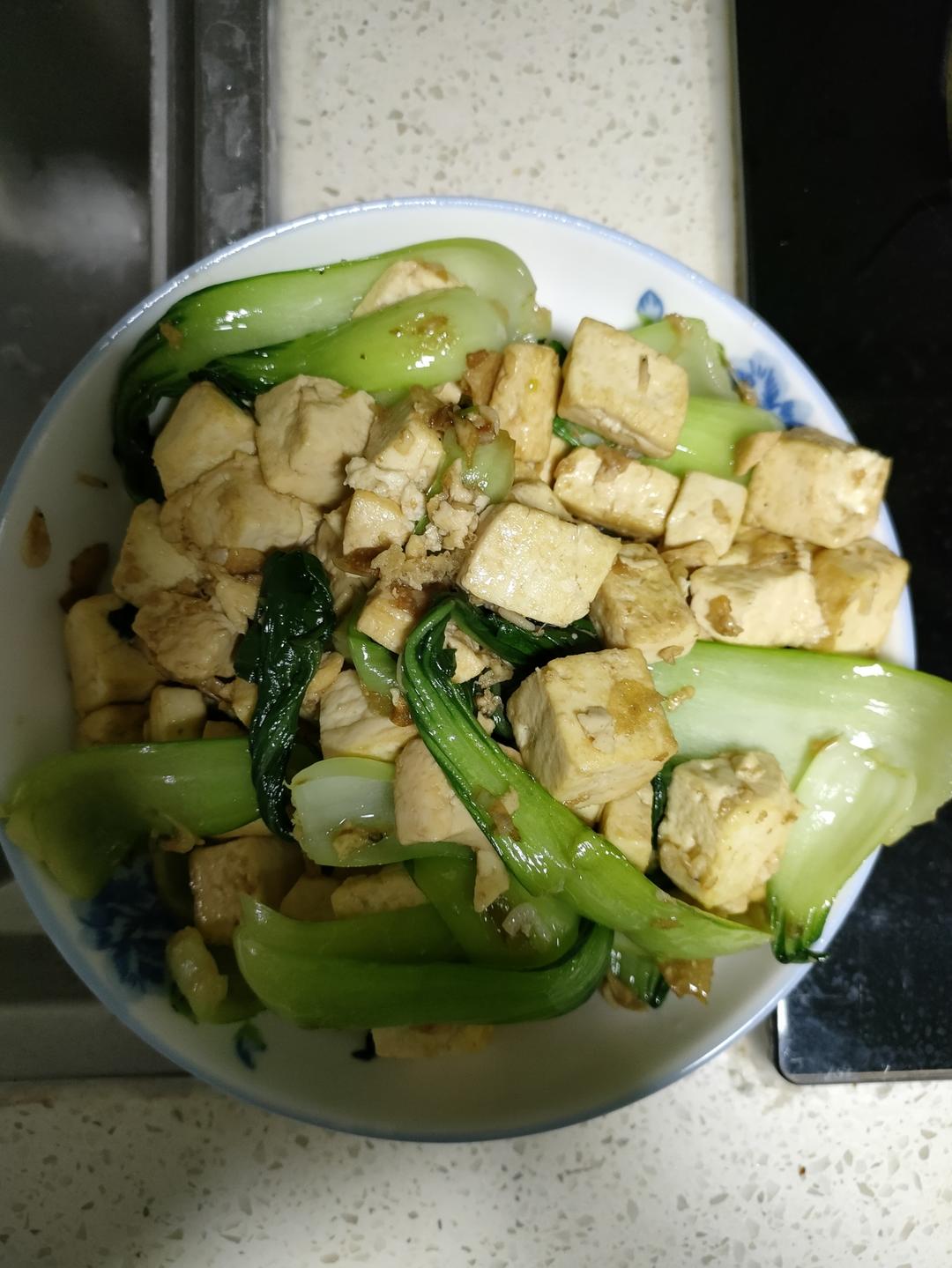 油菜烧豆腐