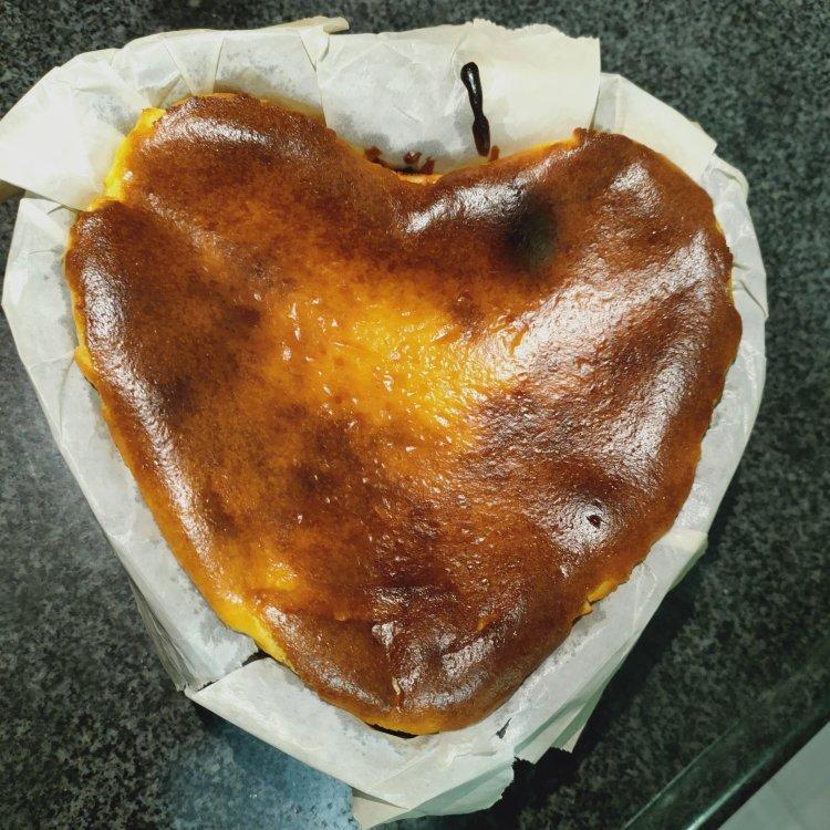 快手巴斯克酸奶水果蛋糕