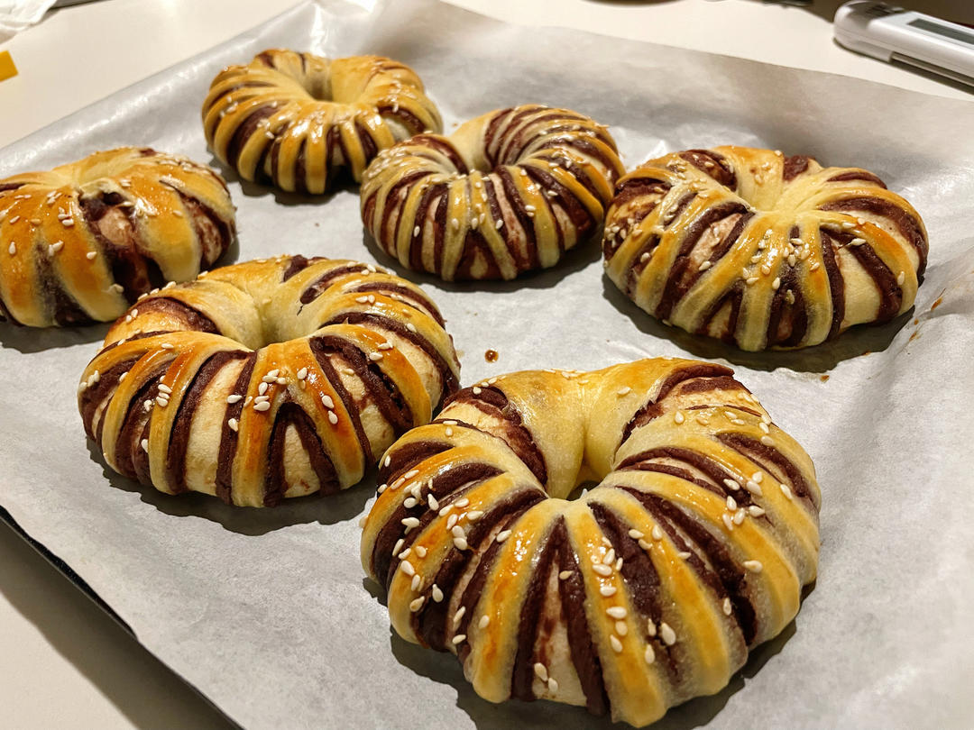 美善品老式豆沙面包