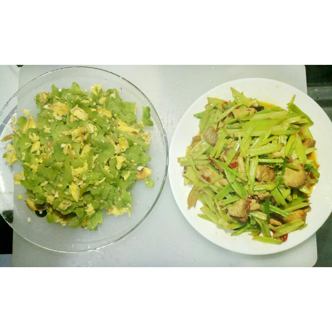 苦瓜炒蛋