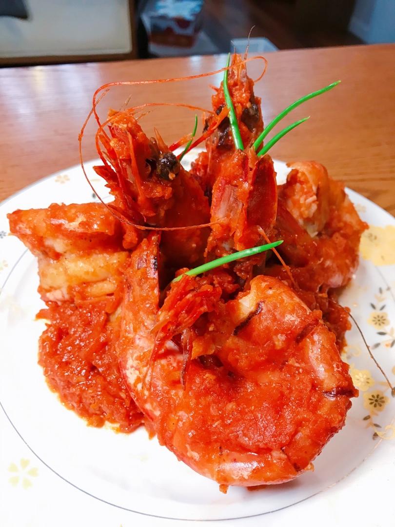 香煎大明虾