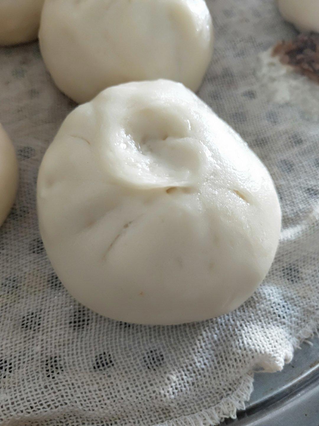 手工包子（肚脐包）