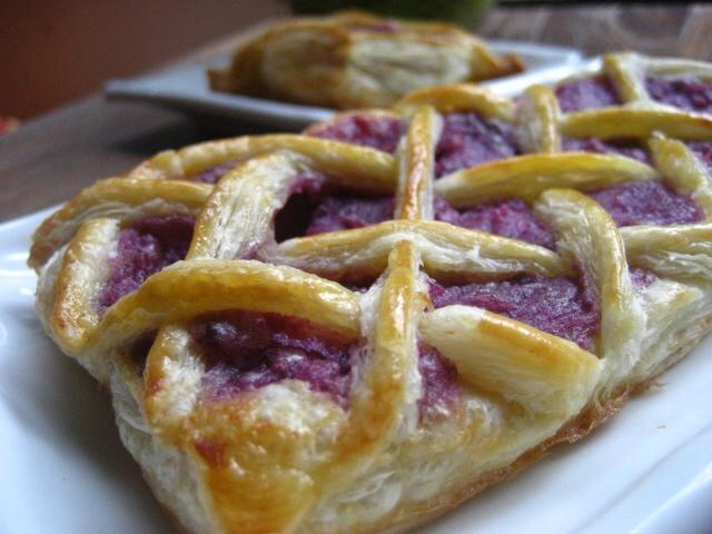 酥皮紫薯派