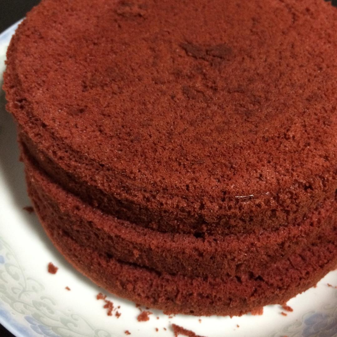 暖心红丝绒蛋糕［6寸绵软戚风版 ］