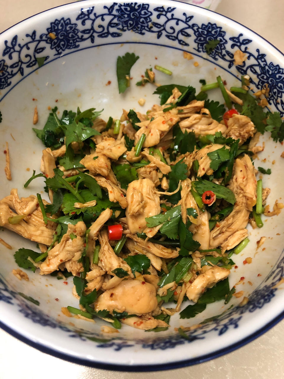 鸡胸肉这样做巨好吃❗️凉拌鸡丝😋低脂高蛋白