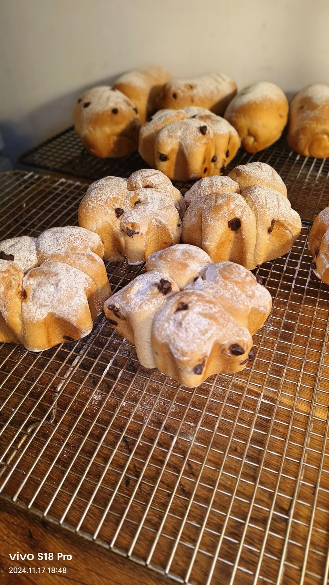 无水拿铁巧克力吐司