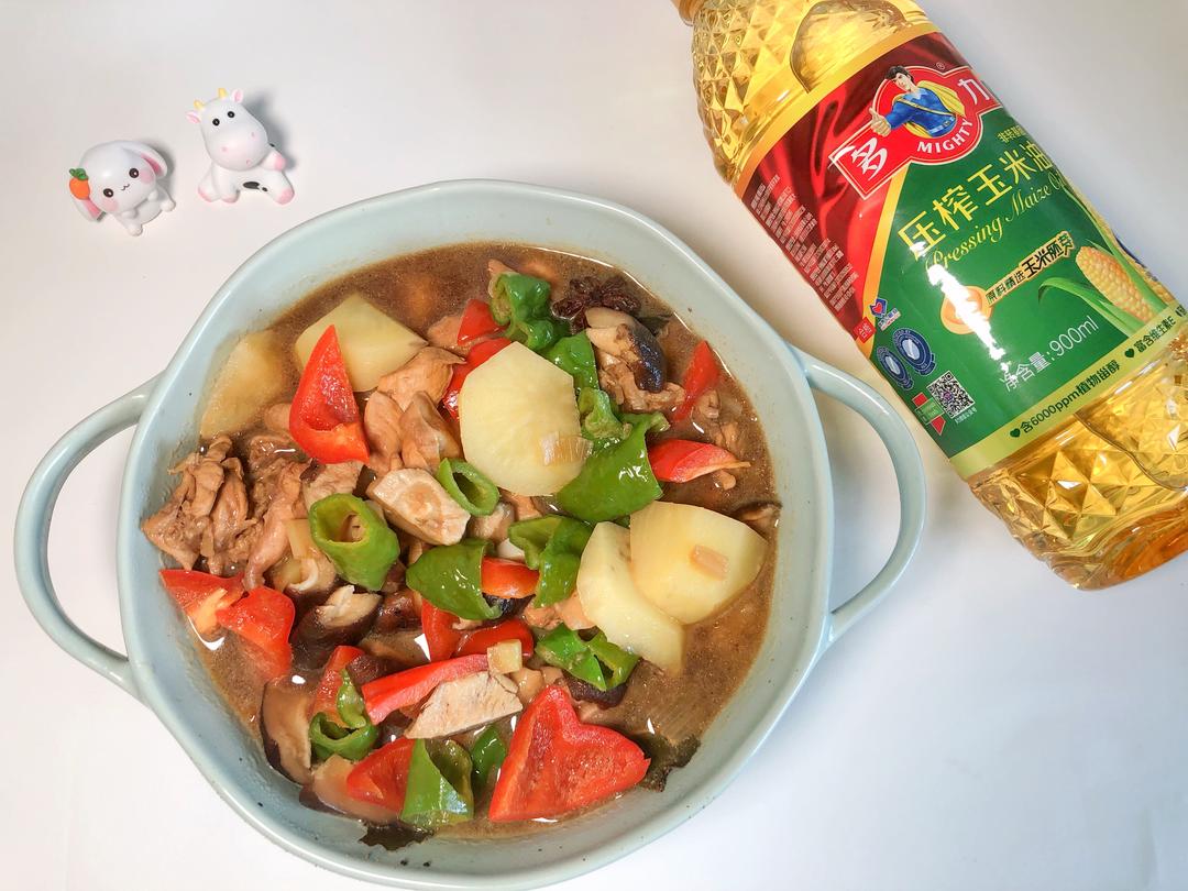 香菇土豆炖鸡的做法