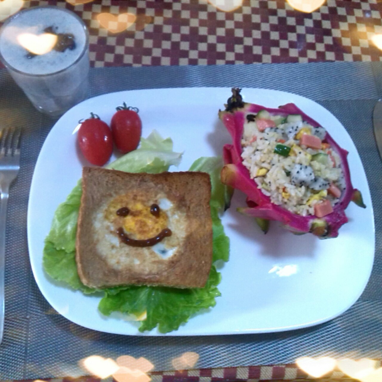 清爽火龙果炒饭